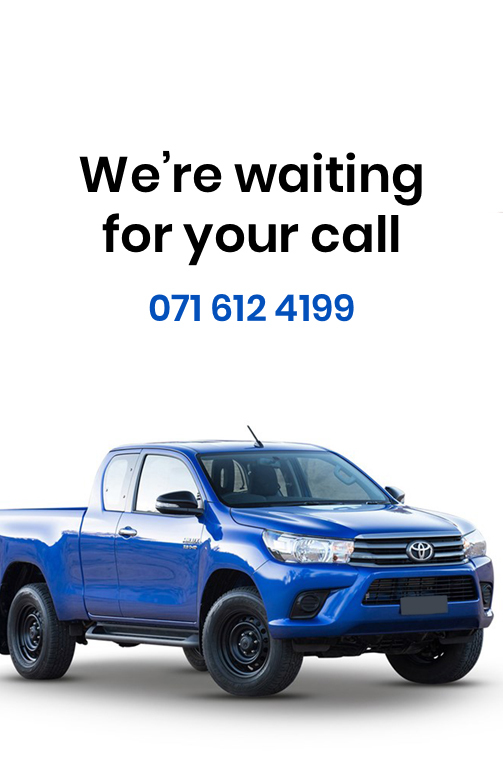 We're waiting for your call banner